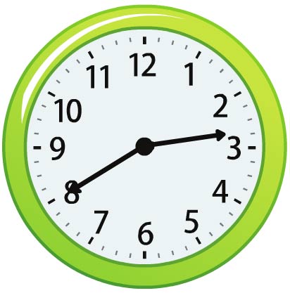 green clock